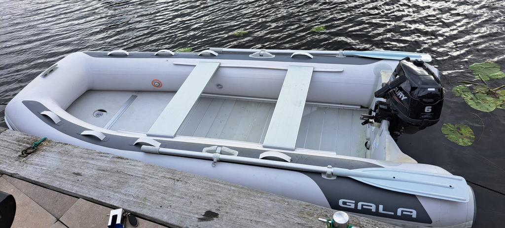 Gala Freestyle 3.30 rubberboot + Mercury 6 pk Fourstrok, Watersport en Boten, Overige merken, Aluminium, Ophalen of Verzenden