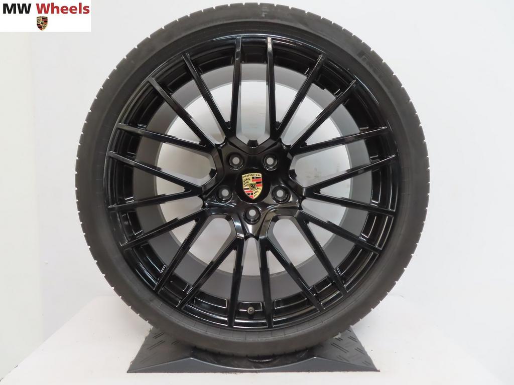 Porsche 22 inch Origineel velgen Cayenne spyder zomerbanden, Auto-onderdelen, Gebruikt, -, 285 mm, -
