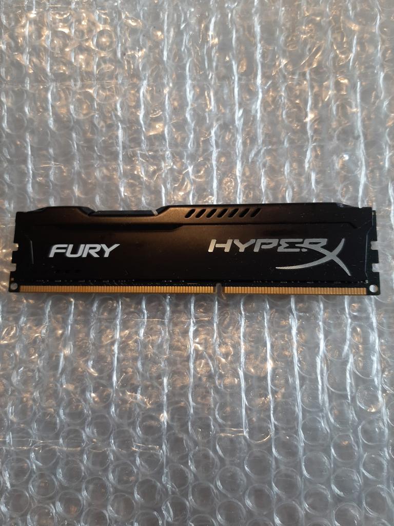 HyperX FURY DDR3 RAM 1x8gb, Computers en Software, RAM geheugen, DDR4, 8 GB, Ophalen of Verzenden, Zo goed als nieuw