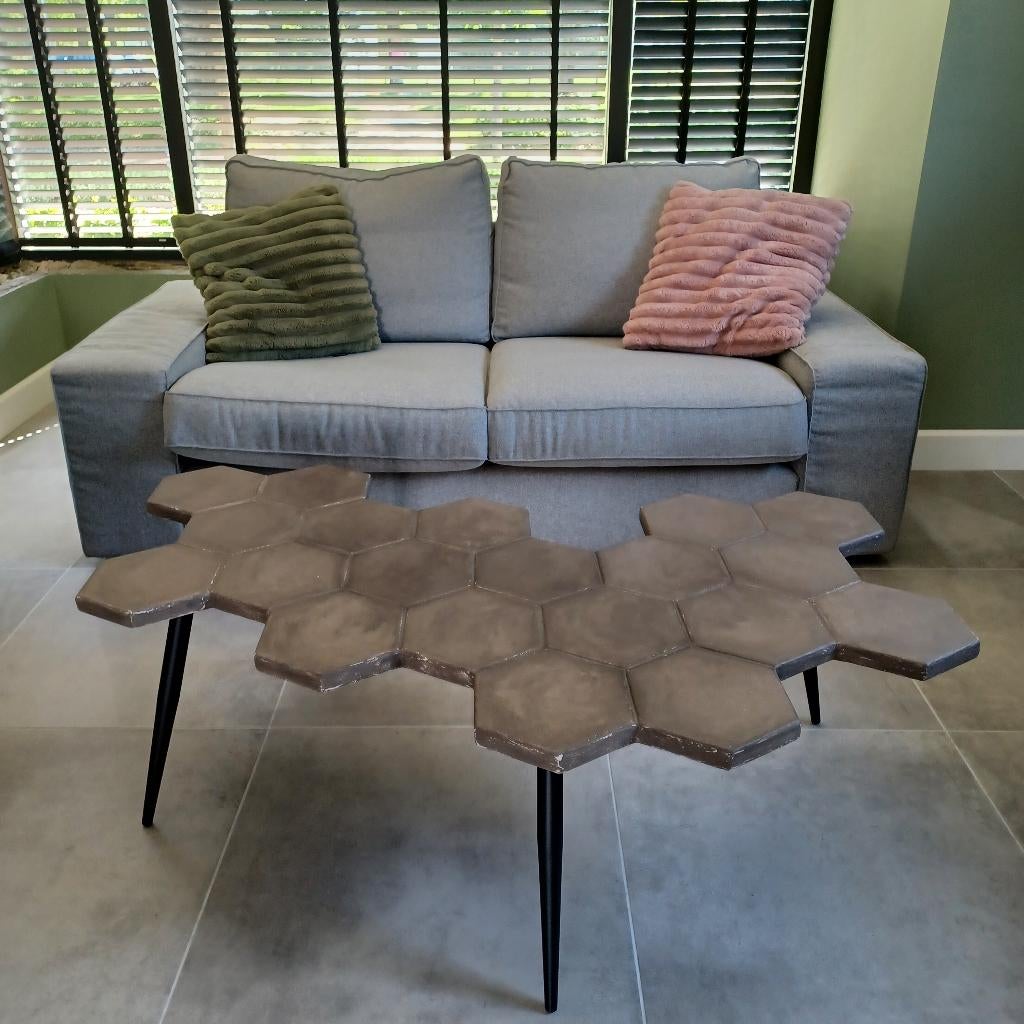Salontafel Hexagon (One of a kind), Ophalen, Overige materialen, 50 tot 100 cm, 100 tot 150 cm