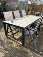Bellagio Fidenza Tuintafel met 4 Avenza Stoelen - Kees Smit, Eettafel, Ophalen of Verzenden, Zo goed als nieuw, Tuinset