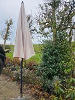Twee crème parasols - opknapper, Tuin en Terras, Parasols, Ophalen, Gebruikt, 1 tot 2 meter, Stokparasol