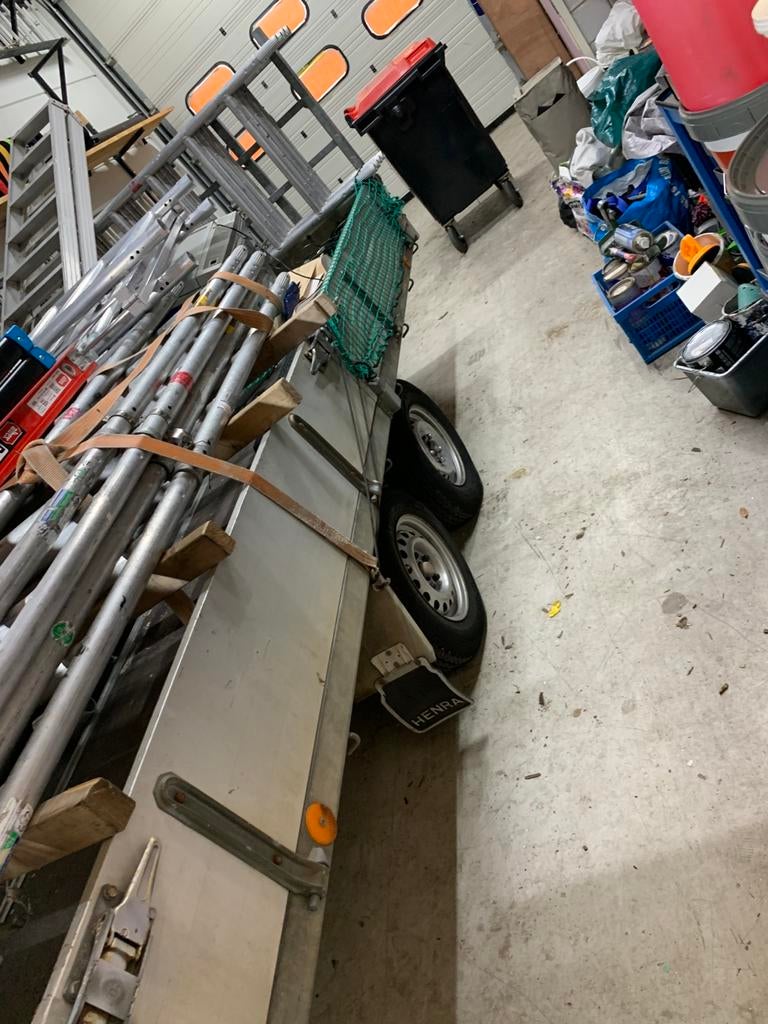 Henra 2000 kg plateauwagen, Auto diversen, Aanhangers en Bagagewagens, Gebruikt, Ophalen of Verzenden