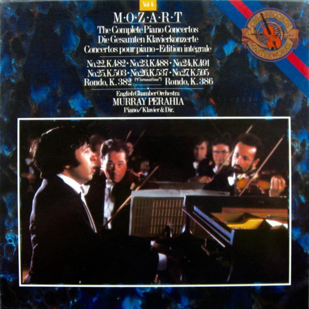 Mozart The Complete Piano Concerto Vol 4 Murray Perahia 4LP, Kamermuziek, Ophalen of Verzenden, Zo goed als nieuw, 12 inch