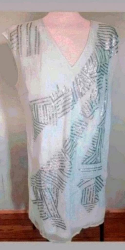 Vero Moda blauw glitter jurk, Kleding | Dames, Jurken, Blauw, Vero Moda, Maat 46/48 (XL) of groter, Ophalen of Verzenden