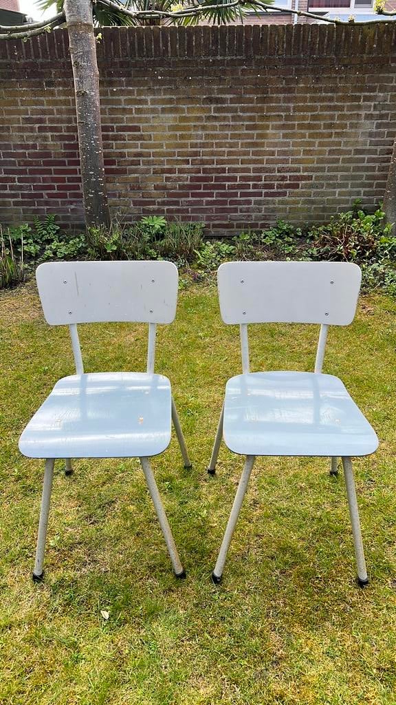 Vintage schoolstoel, Ophalen, Zo goed als nieuw