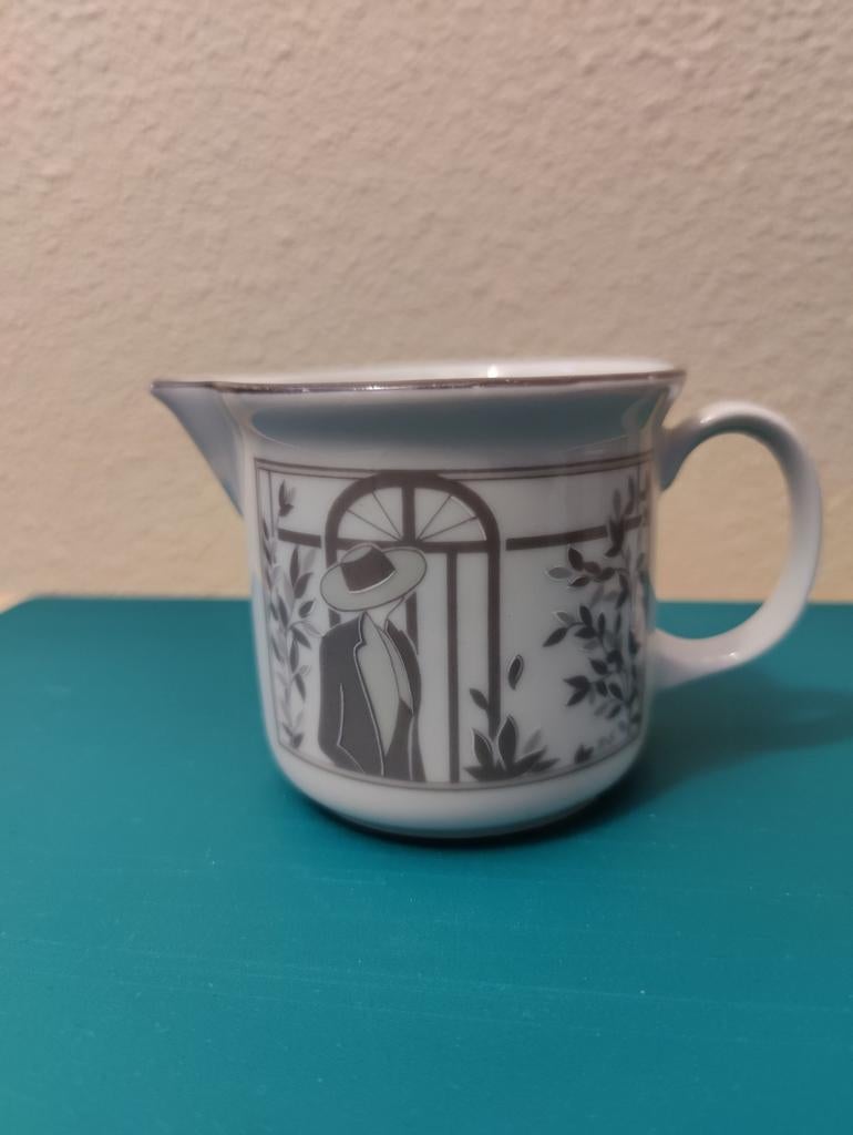 Melkkannetje van de serie Monaco, gemaakt voor Douwe Egberts, Verzenden, Zo goed als nieuw, Overige stijlen, Kop(pen) en/of Schotel(s)