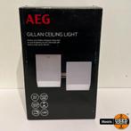 AEG Gillian Ceiling Light LED Plafondlamp 2-Lichts Zilver, Ophalen of Verzenden, Nieuw
