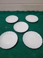 Schotels wit glas france retro, Huis en Inrichting, Ophalen of Verzenden, 'T Olde Gre-j, Info@toldegrej.nl, Endepoelstraat 20f Didam