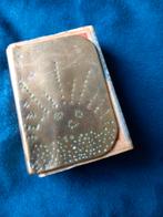 koperen lucifer doosje houder met oud lucifer doosje, Ophalen of Verzenden