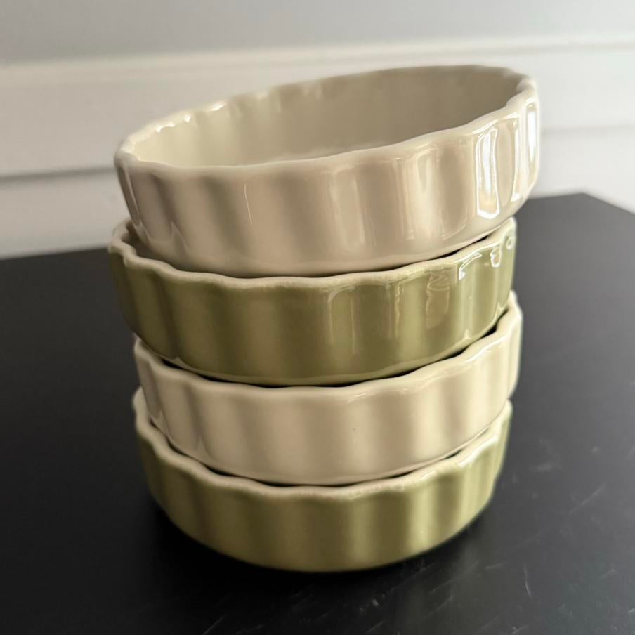 Creme brulee bakjes (4 stuks), Ophalen, Keramiek, Nieuw, Schaal of Schalen