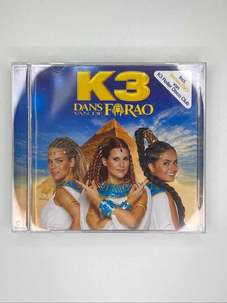 CD K3 Dans van de Farao incl bonus DVD K3 Roller disco, 6 tot 9 jaar, Boxset, Ophalen of Verzenden, Zo goed als nieuw
