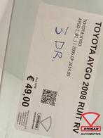 Toyota Aygo 3DRS 2008 Ruit Raam Portier Deur Rechts Voor, Auto-onderdelen, Ruiten en Toebehoren, Info@toyota.co.jp, Gebruikt, Toyota Motor Corporation