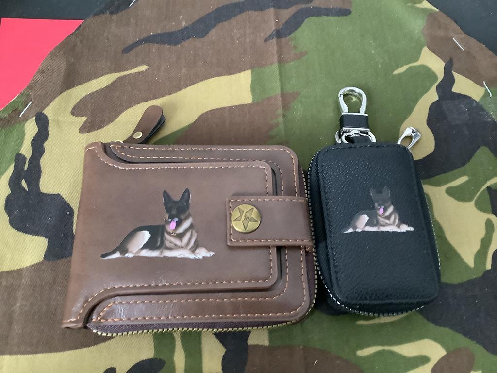 Sleutel tas en Idhouder met portemonnee zie foto 2, Ophalen of Verzenden, Landmacht, Nederland, Overige typen