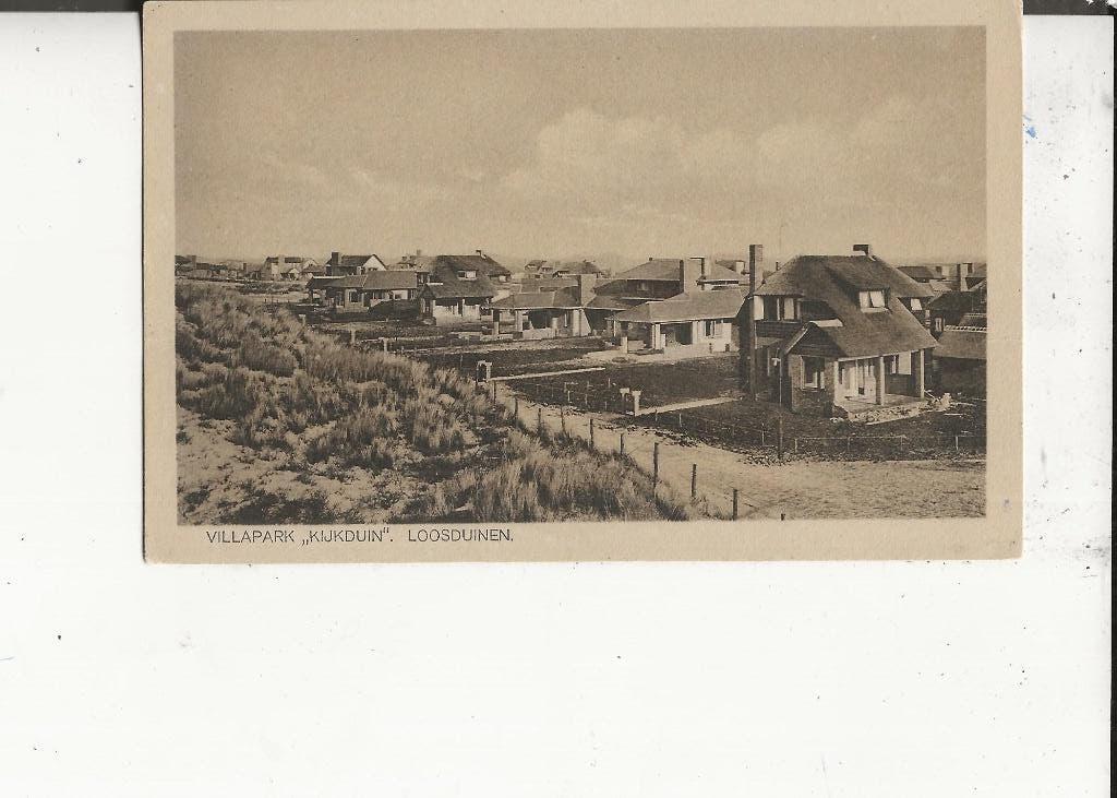 Loosduinen Villapark Kijkduin J Dam, Ophalen of Verzenden, 1920 tot 1940, Ongelopen, Zuid-Holland