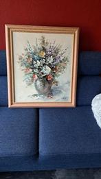 Schilderij met bloemen van Jonk, Ophalen of Verzenden
