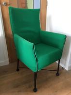 IZGS Montis Chaplin design stoel groen modern stof, Huis en Inrichting, Overige kleuren, Ophalen of Verzenden, Zo goed als nieuw