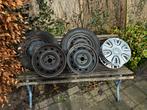 Velgen en wieldoppen Opel 180/60 R15 - Gebruikt, goede staat, Auto-onderdelen, Banden en Velgen, Ophalen, Gebruikt, 15 inch, Velg(en)