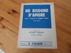 Ho bisogno d'amore - casadei / beretta / oliver, Gebruikt, Gitaar, Ophalen of Verzenden, Artiest of Componist