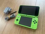 New Nintendo 2DS XL Minecraft Creeper Editie (zie scheurtje), Ophalen of Verzenden, Zo goed als nieuw, Blauw, 2DS