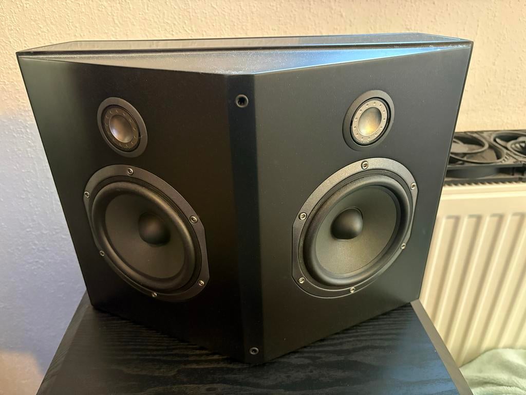Focal SR800V Surround Luidspreker - Zwart, Zo goed als nieuw, 120 watt of meer, Front, Rear of Stereo speakers, Ophalen