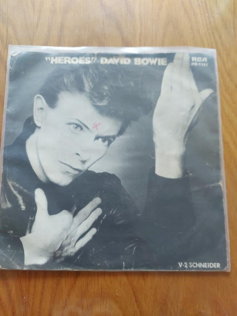David Bowie Heroes, 6 singles of meer, Ophalen of Verzenden, Gebruikt, Pop