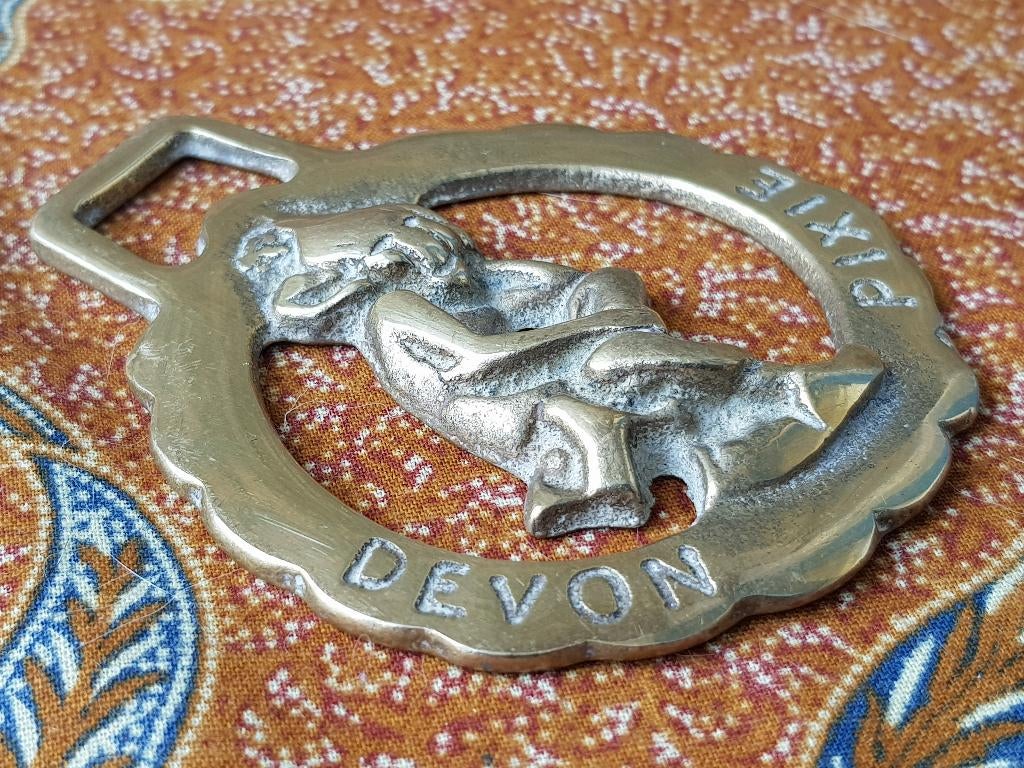 Mooi oud kleppermannetje uit Engeland met de Devon Pixie., Ophalen of Verzenden, Koper