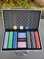 Poker in Koffer, Hobby en Vrije tijd, Gezelschapsspellen | Kaartspellen, Ophalen, Zo goed als nieuw