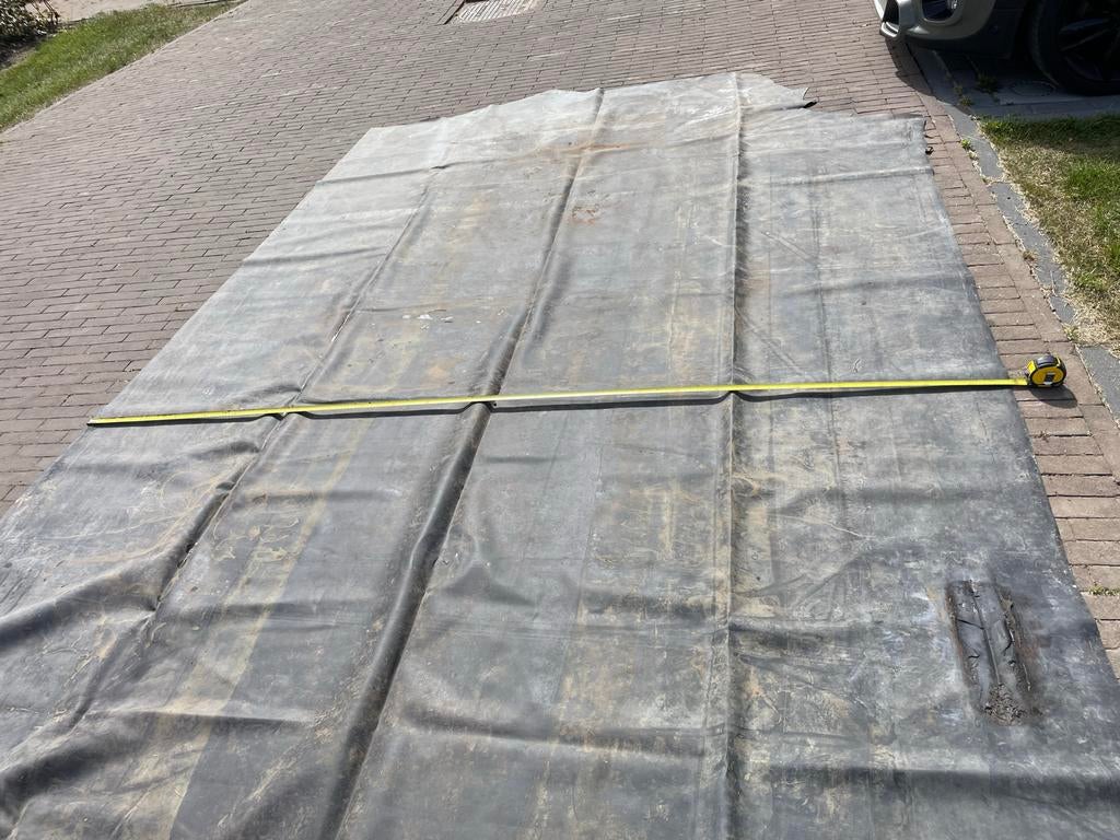 EPDM Vijverfolie 1,2 mm - 4,8x2,6 meter, Tuin en Terras, Vijvers, Ophalen, Gebruikt