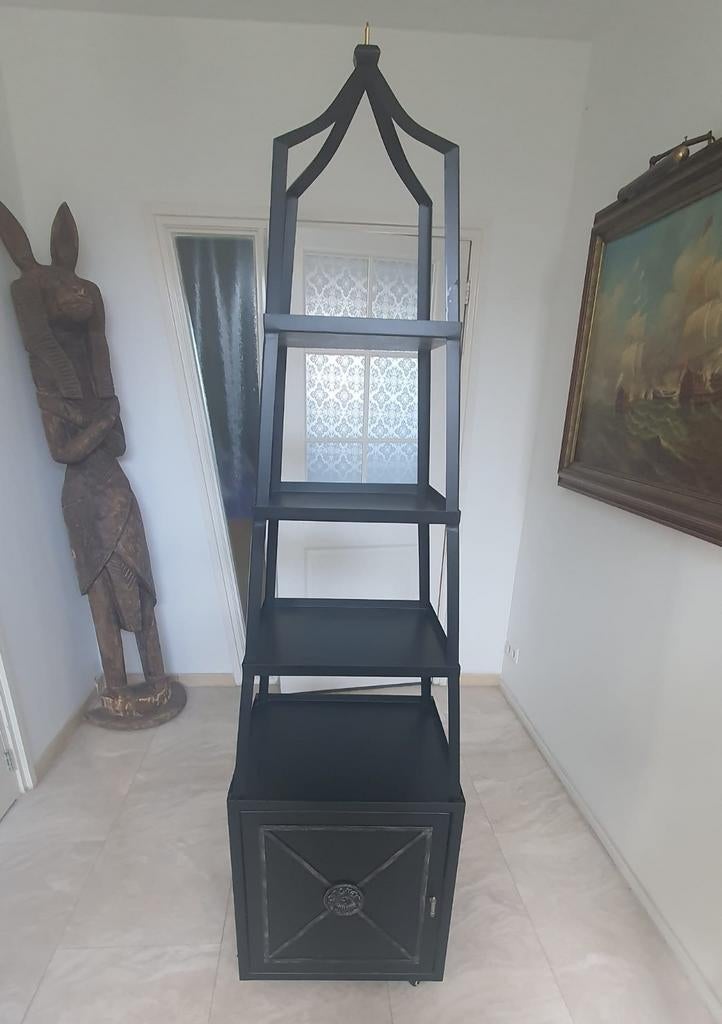 Etalagere kast, Ophalen