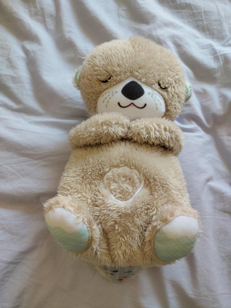 Fisher-Price Otter Knuffel met Ademhalingsbeweging, Kinderen en Baby's, Speelgoed | Knuffels en Pluche, Overige merken, Met geluid