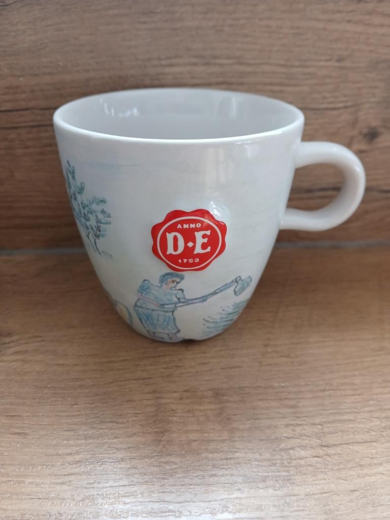 Douwe Egberts cappuccino mok, etnische kunst.Collectors item, Verzamelen, Merken en Reclamevoorwerpen, Nieuw, Gebruiksvoorwerp