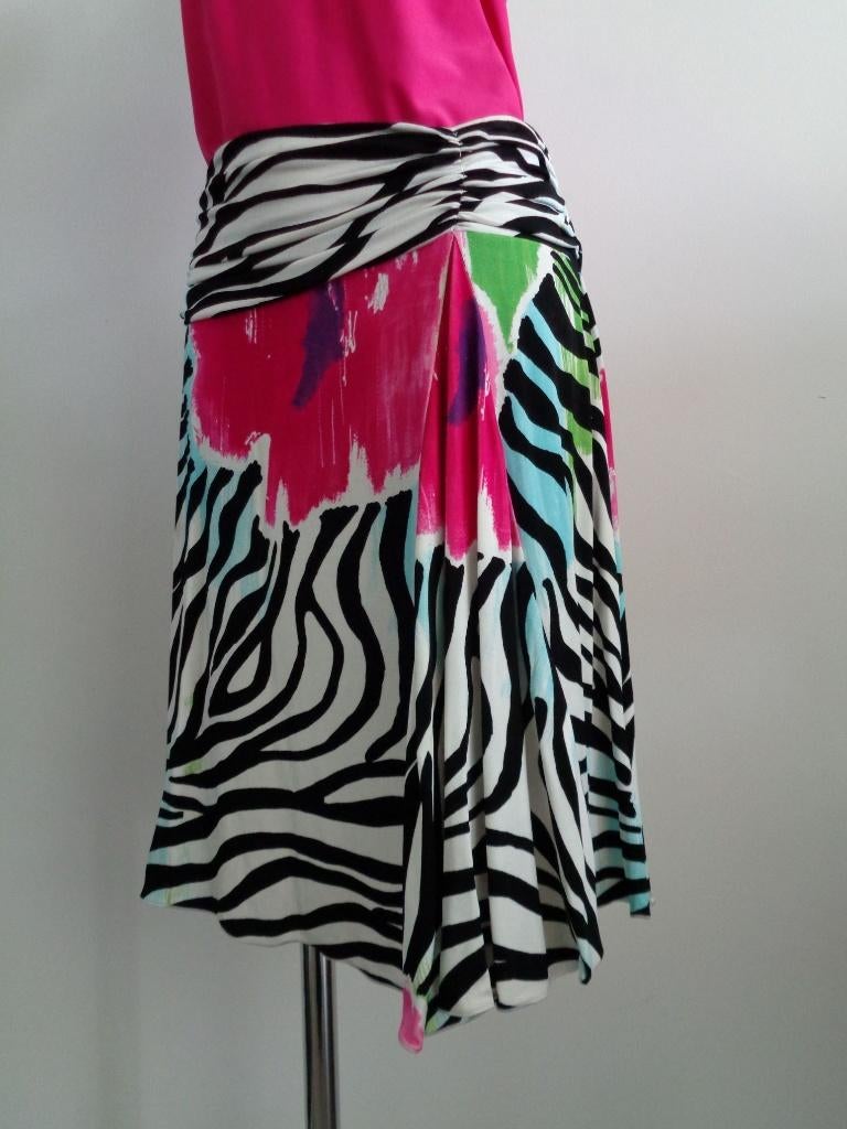 Blumarine Blugirl viscose rok, 100% origineel, maat 42, Overige kleuren, Ophalen of Verzenden, Zo goed als nieuw, Knielengte