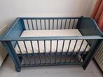 Babykamer te koop, blauw. Ledikant, commode, kast, plank, Ophalen, Gebruikt, Jongetje of Meisje