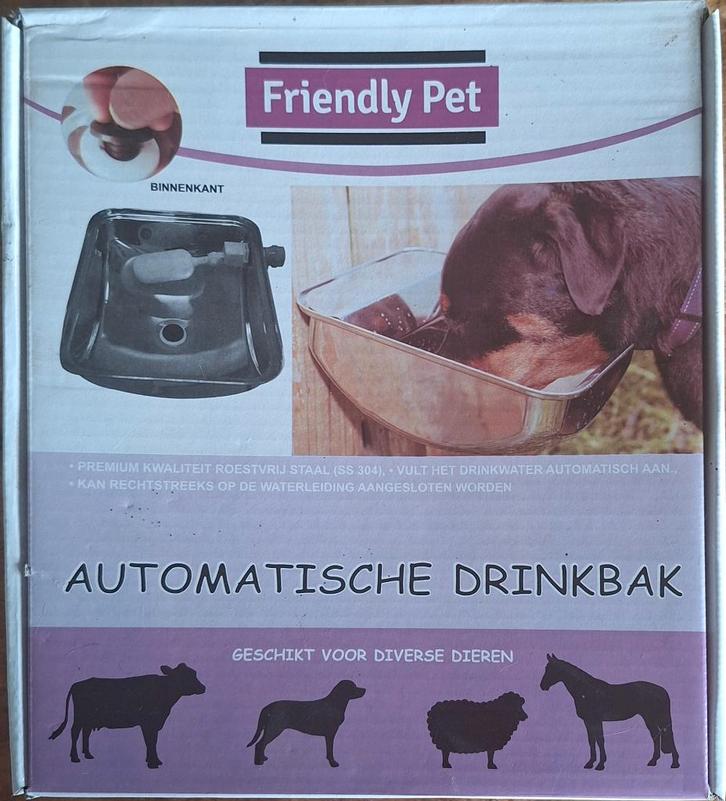 automatische drinkbak met vlotter, Dieren en Toebehoren, Hondenvoerbakken en Drinkbakken, Nieuw, Automatisch, Ophalen of Verzenden