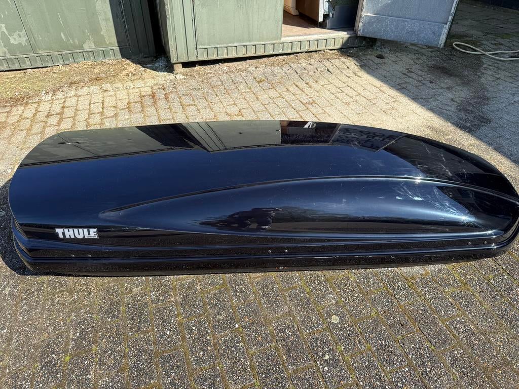 thule atlantis 900 zwart, Auto diversen, Dakkoffers, Ophalen, Gebruikt