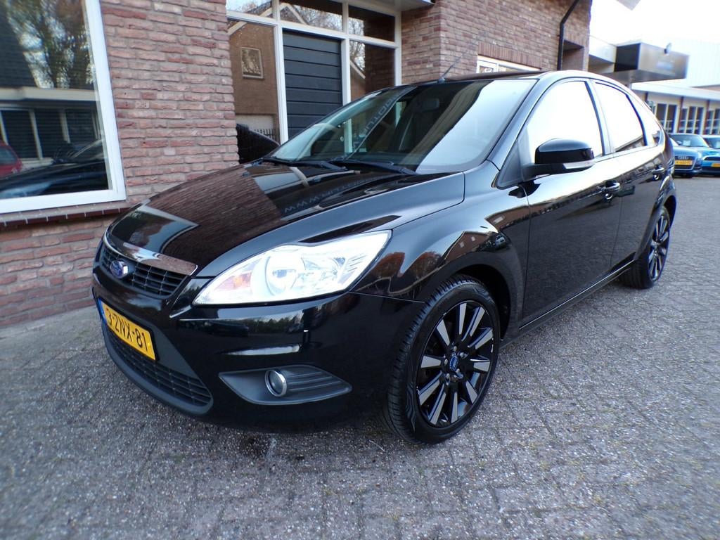 Ford Focus 1.8 Ghia, Auto's, Ford, Euro 5, 125 pk, Gebruikt, Zwart
