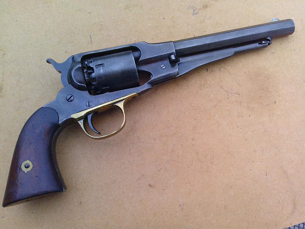 Antieke Remington New model S/A Belt Revolver In kaliber 36, Ophalen of Verzenden, Landmacht, Amerika, Overige typen