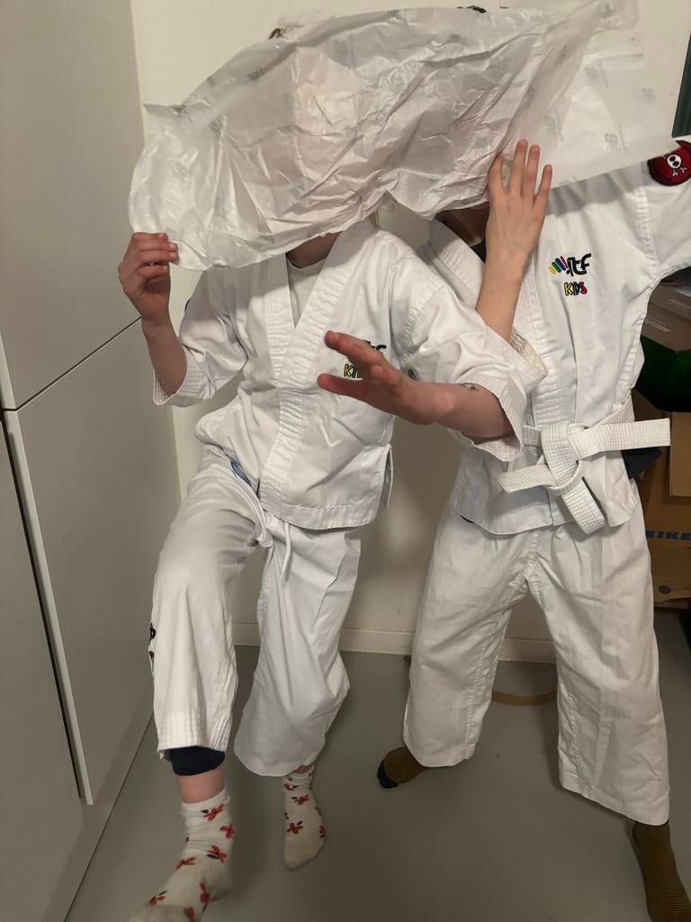 ITF Taekwondo Pak - Maat 100, Taekwondo, Maat XS of kleiner, Vechtsportpak, Ophalen of Verzenden