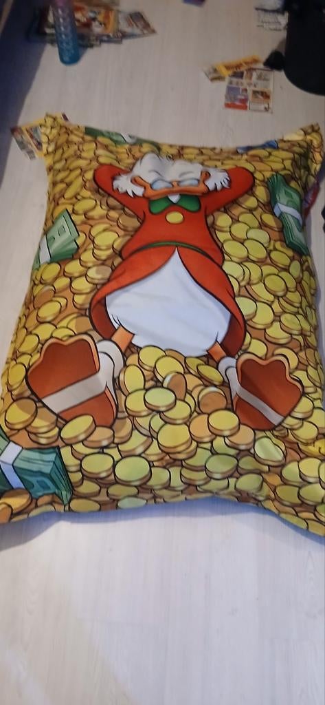 Donald duck/dagobert duck zitzak in goeie staat., Huis en Inrichting, Ophalen of Verzenden, Zo goed als nieuw