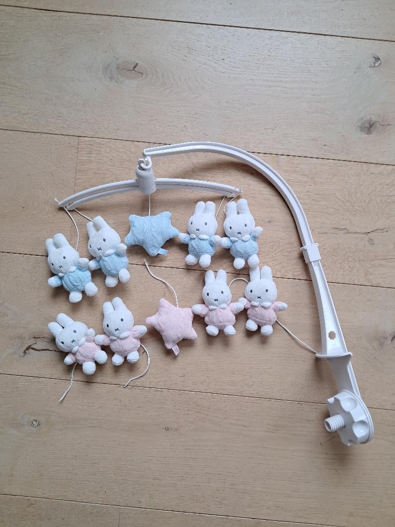 Nijntje Miffy muziekmobiel roze én blauw, Ophalen of Verzenden, Zo goed als nieuw, Overige typen