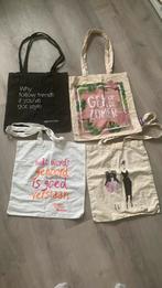 4 x katoenen tas, Ophalen of Verzenden, Zo goed als nieuw