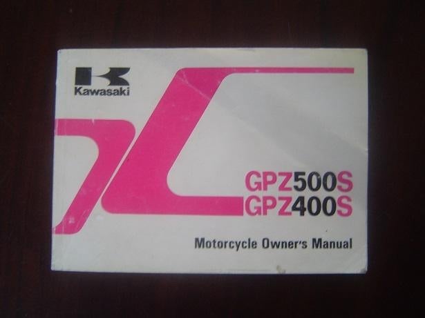 Kawasaki GPZ500 GPZ400 S 1990 motorcycle owner's manual EX, Ophalen of Verzenden, Kawasaki
