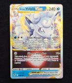 Pokémon Alolan Vulpix VSTAR 034/195 Silver Tempest, Ophalen of Verzenden, Zo goed als nieuw, Losse kaart, Foil