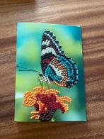 Diamond painting kaart vlinder, Ophalen of Verzenden, Zo goed als nieuw, Overige thema's