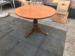 mooie ronde teak tafel rond 95 cm. diameter, Huis en Inrichting, Tafels | Eettafels, Ophalen, Gebruikt, 50 tot 100 cm, 50 tot 100 cm