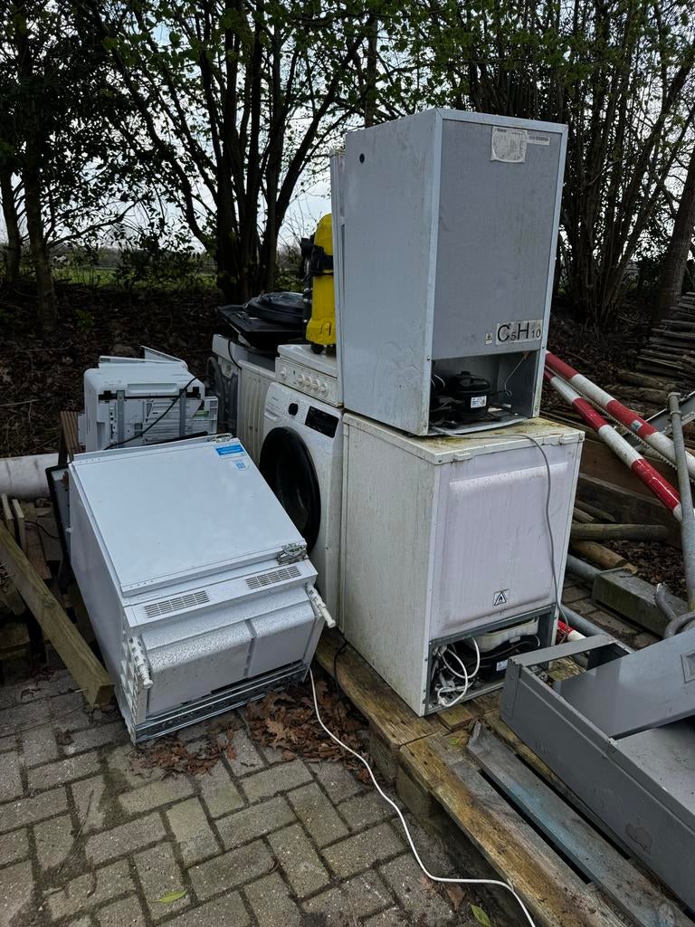 Gratis op te halen witgoed, Ophalen, Gebruikt