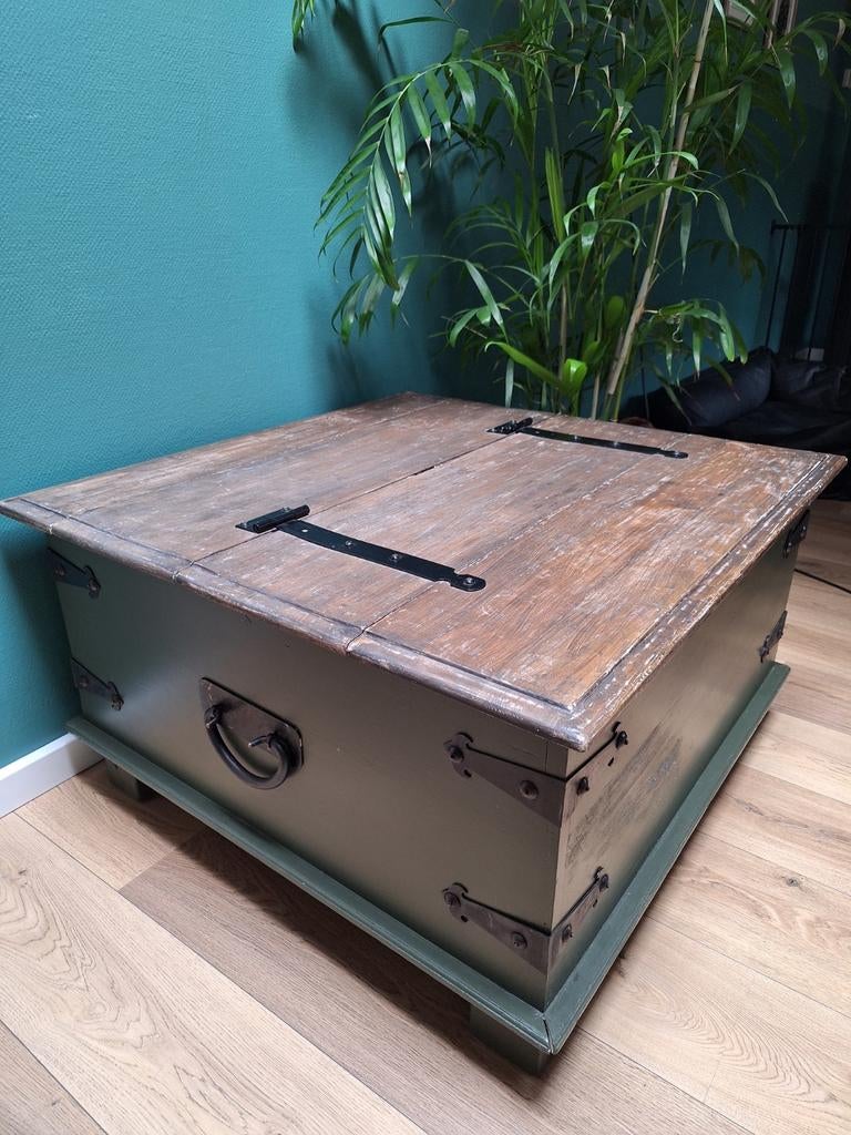 dekenkist / salontafel/ speelgoedkist, Overige houtsoorten, Gebruikt, 50 tot 100 cm, Ophalen of Verzenden