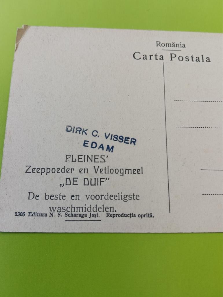 Oude Ansichtkaart Iași Mitropolia Roemenië - Dirk C. Visser, Ophalen of Verzenden, Voor 1920, Gelopen, Overig Europa