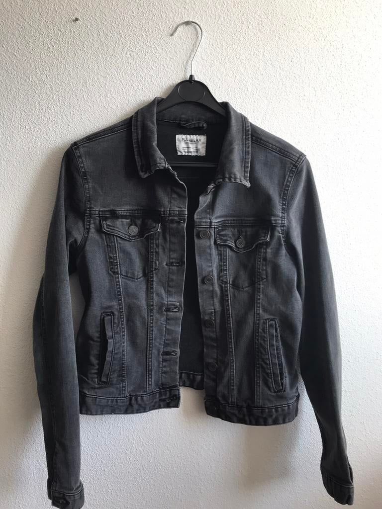 Spijkerjasje Pull&Bear, Kinderen en Baby's, Kinderkleding | Maat 176, Ophalen of Verzenden, Zo goed als nieuw, Meisje, Jas